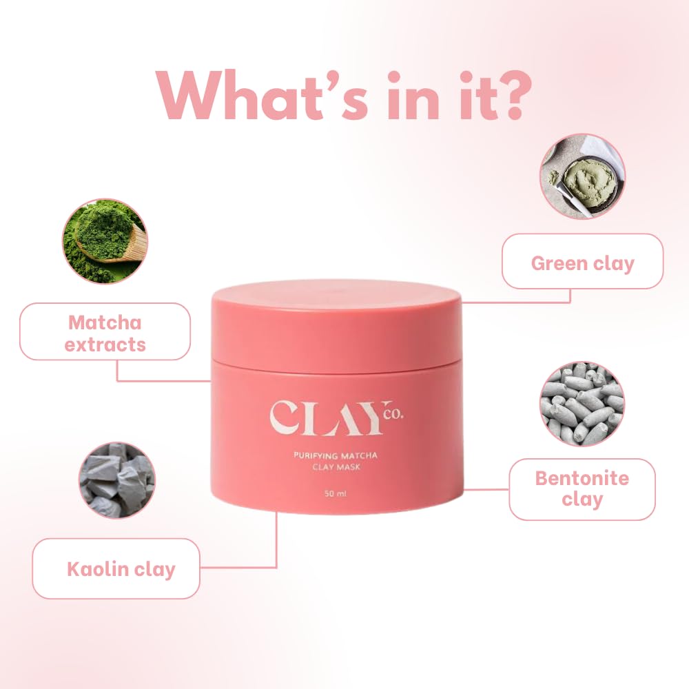 Detoxifying Matcha Clay Mask | 50ml
