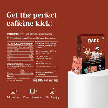 Rage Coffee Silk Blend Instant Instant Coffee
