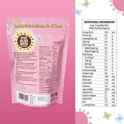 RIZE Bliss Bites - Period Cramp Relief Chocolate