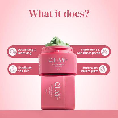 Detoxifying Matcha Clay Mask | 50ml