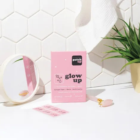 Patch Up Glow Up Patches For Hair | Skin | Nails - Health With Biotin And Collagen Type - 1 pack[12 units]]