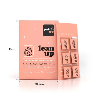 Patch Up Lean Up Apple Cider Vinegar Flavor Transdermal Patches -  1 pack (12 pcs)