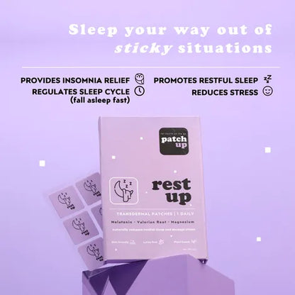Patch Up Rest Up Patches For Restful Sleep And Stress Management - 1 pack [12 units]