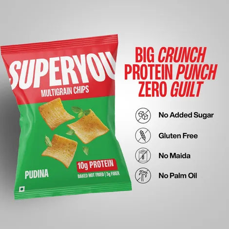 Superyou Multigrain Pundina Chips- Pack of 2