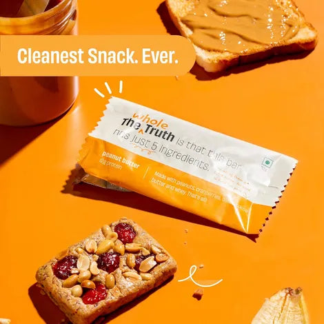 The Whole Truth Peanut Butter Protein Bar - Pack of 2