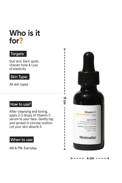 Minimalist Vitamin C 10% Face Serum