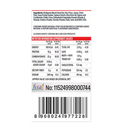 SUPERYOU Multigrain Cheese & Tomato Chips 30g - Pack of 2