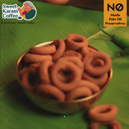 Sweet Karam Coffee Onion Kodubale/ Chakli 95 g, - No Palm Oil